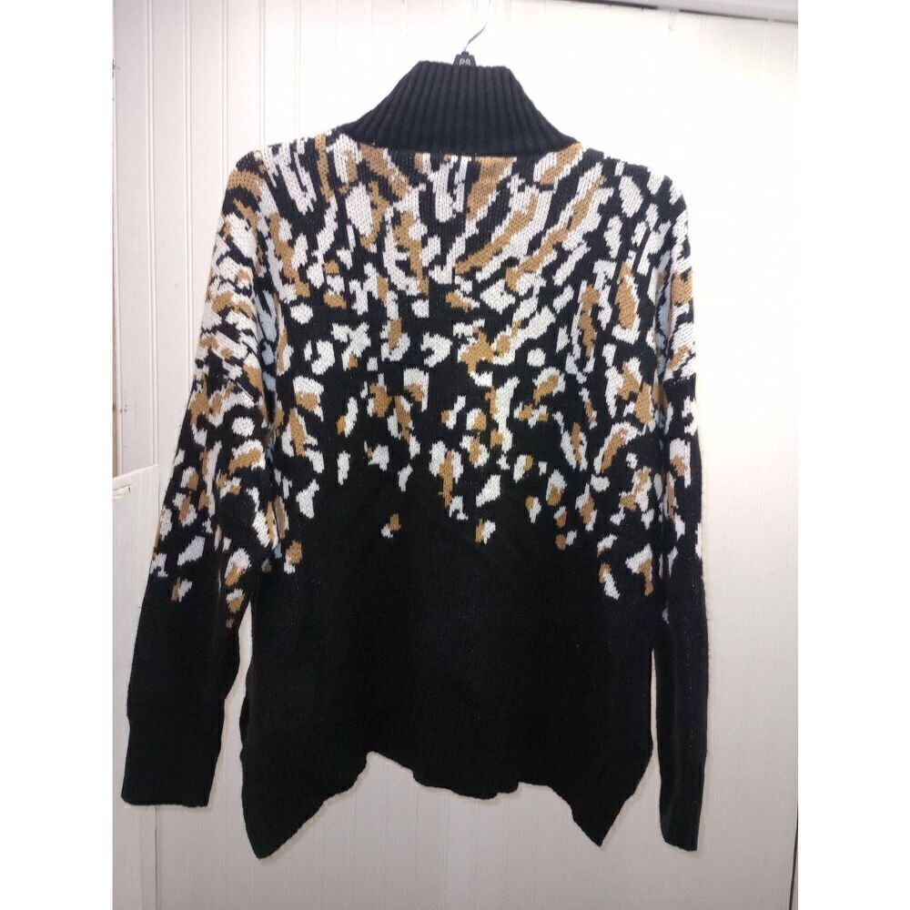 New Directions Brown mock neck sweater size medium